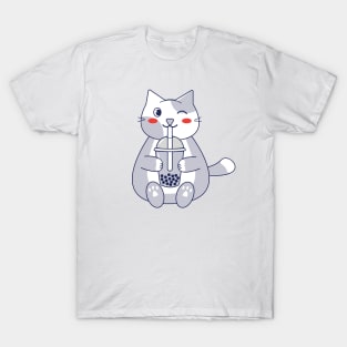 light grey cat T-Shirt